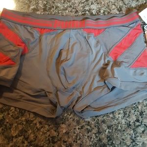 Puma brand mens New w tags briefs size xl 40-42 gray color